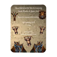 Fun Wedding Zoo  Magnet