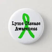 Lyme Disease Awareness Ribbon Button