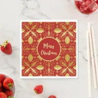 Stylish Red and Gold Christmas