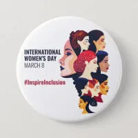 International Women's Day | IWD March 8 Button