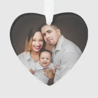 Personalize this cute Heart Ornament Keepsake