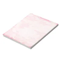 Camouflage Pastel Pink Abstract Pattern Notepad