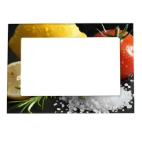 Fresh Organic Healthy Foodie Magnetic Frame