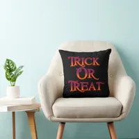 Trick or Treat Throw Pillow