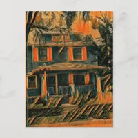 The Blue House Postcard