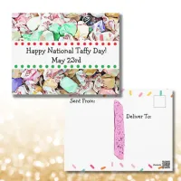 May 23rd is National Taffy Day Postcard