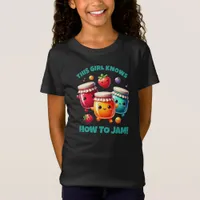 Funny Cute This Girl Knows How to Jam! T-Shirt