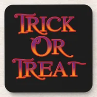 Trick or Treat Beverage Coaster