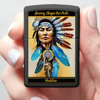 Tribal Symbols: Cultural Art Zippo Lighter