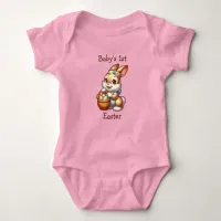 Personalized Baby's First Easter  Baby Bodysuit