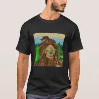 Retro Bigfoot | Vintage Colors Sasquatch Pop T-Shirt