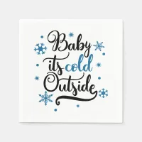 baby its cold outside paper napkins