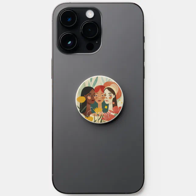 Women Flower Garden PopSocket