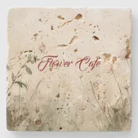 Dreamy Scene of Spring  Flowers Stone Coaster