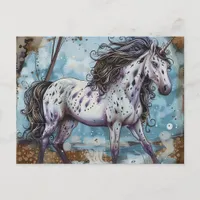 Appaloosa Unicorn Postcard