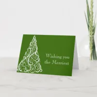 Merry Christmas and Wedding Save the Date Holiday Card