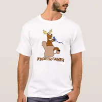 Reindeer Gamer Holiday T-shirt