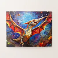 Dinosaur Mosaic Abstract  Jigsaw Puzzle