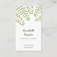 greenery business cards