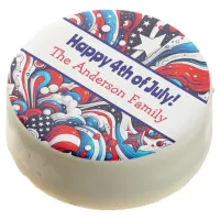 Fourth of July | Stars and Stripes Personalized Chocolate Covered Oreo