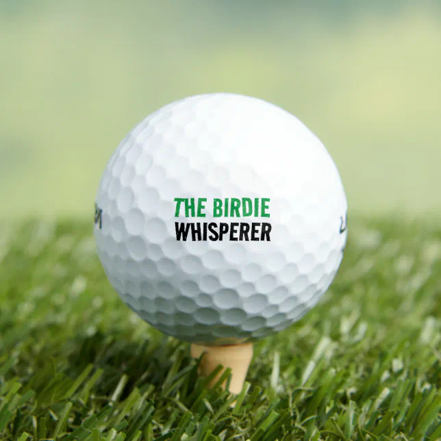 The Birdie Whisperer Golf Balls
