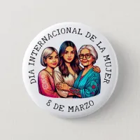 D&#237;a Internacional de la Mujer | Women's Day Button