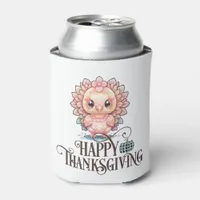 Cute Thanksgiving Turkey Can Cooler