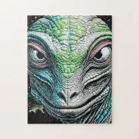 Reptilian Lizard Man Alien Extraterrestrial Being  Jigsaw Puzzle