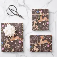 Whimsical Deer Delight: Fawn-Inspired Wrapping Paper Sheets