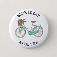 April 19th is Bicycle Day  Button