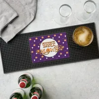 Halloween pattern and message bar mat 