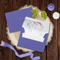 Wildflower Wedding Watercolor Peri ID954 Envelope