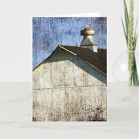 Old White Barn Card