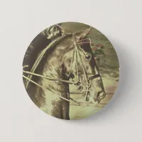 American Saddlebred Faux Vintage Button