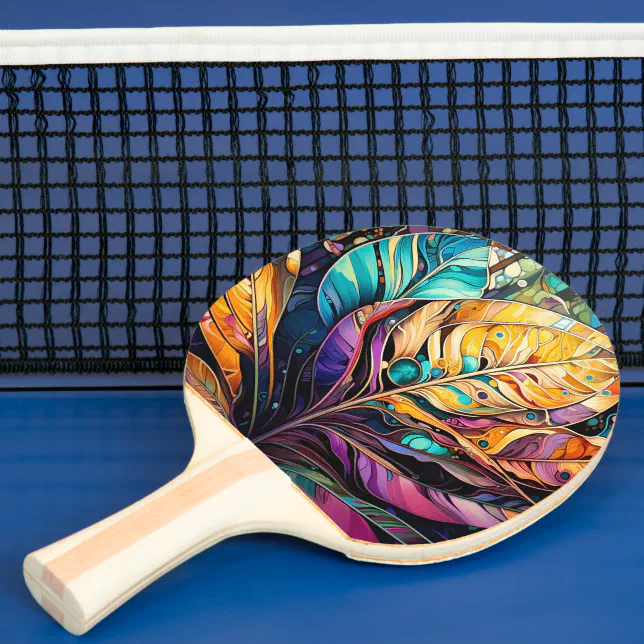 Whimsical Forest Ping Pong Paddle