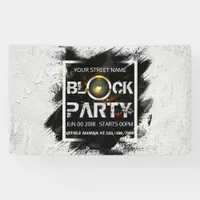 Block Party custom invitation Banner