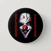 Replacement Surgeon - Evil Clown Pinback Button