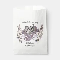 Boho Wildflower Viking Love Gothic Wedding Favors Favor Bag