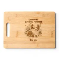 Floral Chihuahua A Petite Canine Blooms Cutting Board