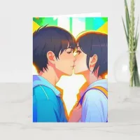 Thumbnail for Happy Anniversary | Anime Kiss Card