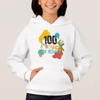 100 Days of School Vibrant School Supplies Design Hoodie