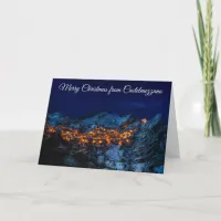 Merry Christmas from Castelmezzano Italy Card