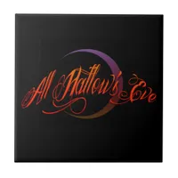 All Hallow's Eve Ceramic Tile