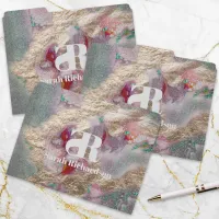 Liquid Marble Paint Mix Abstract Modern Trendy File Folder