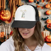 Booze & Boos Before I Dos Ghost Bride Trucker Hat