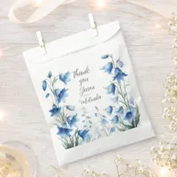 Bluebells Floral Wedding Favor Bag