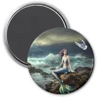 Fantasy Art Fairy Tale Mermaid  Magnet