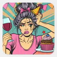 Cry if You Want To Pop Art Birthday