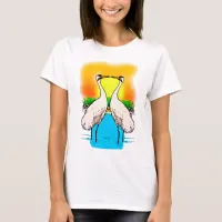 Whopping Cranes in Love T-Shirt