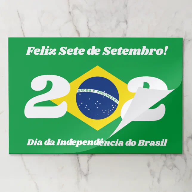 Sete de Setembro Independence Day Brazil Flag Paper Pad
